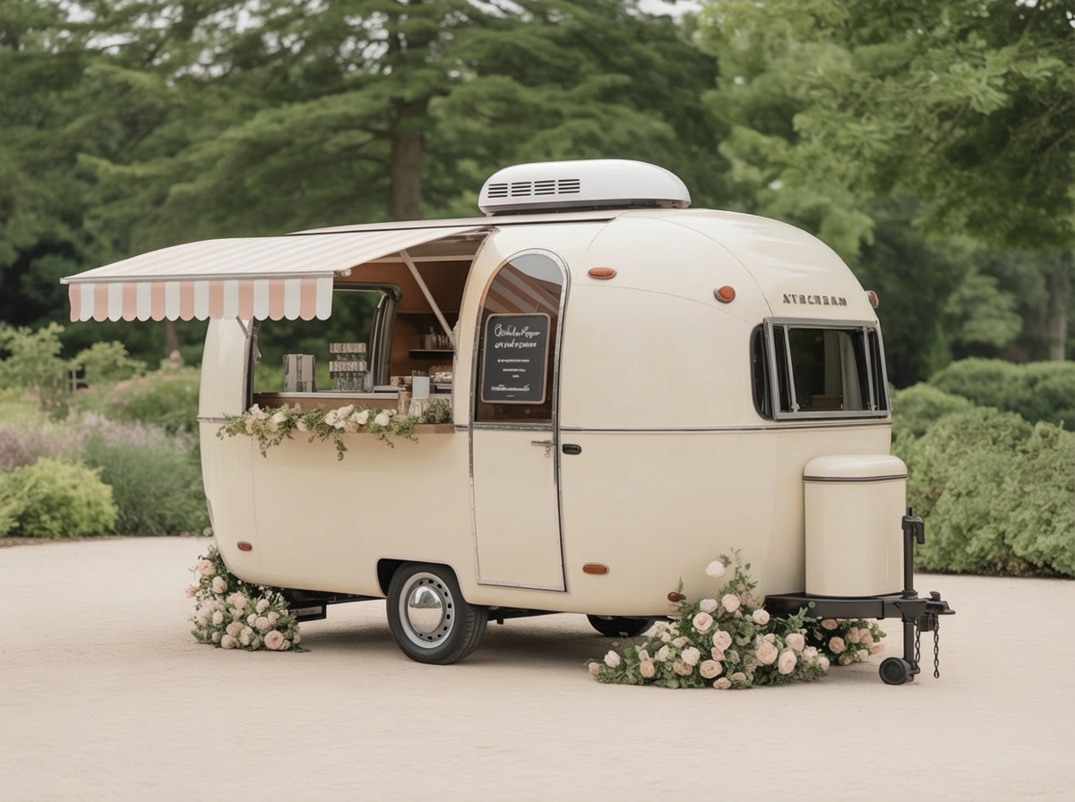 Maison de Grâce trailer in Cream matte finish